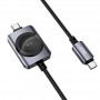 Дата кабель Hoco CW66 2in1 Type-C to iWatch/Type-C PD100W (1.2m)
