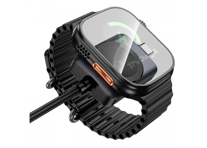 Дата кабель Hoco CW66 2in1 Type-C to iWatch/Type-C PD100W (1.2m)