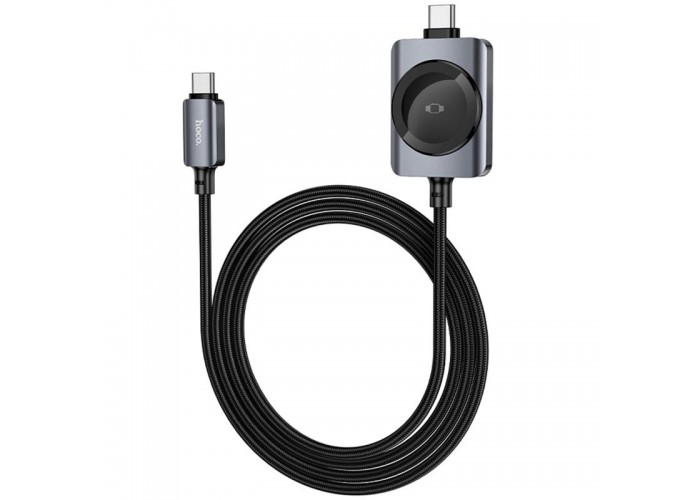 Дата кабель Hoco CW66 2in1 Type-C to iWatch/Type-C PD100W (1.2m)