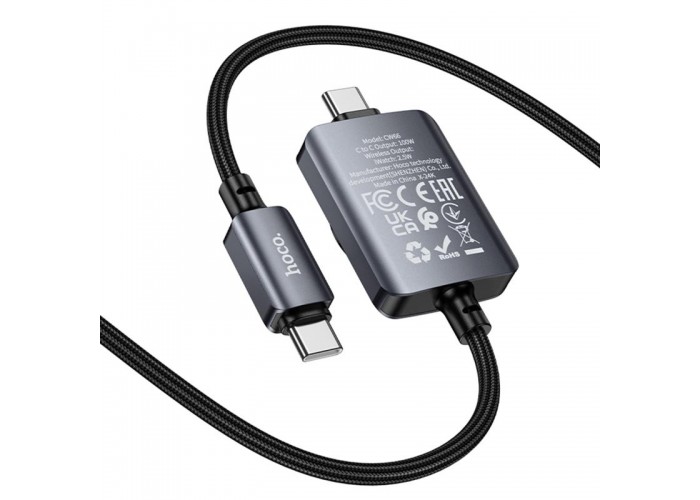 Дата кабель Hoco CW66 2in1 Type-C to iWatch/Type-C PD100W (1.2m)
