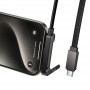 Дата кабель Hoco U150 Exquisite side plug and stand Type-C to Type-C 60W (1.2m)