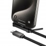 Дата кабель Hoco U150 Exquisite side plug and stand Type-C to Type-C 60W (1.2m)