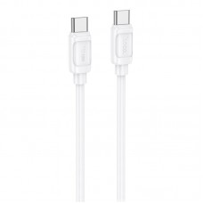 Дата кабель Hoco X115 Surpass Type-C to Type-C 60W (1m)  White - 00000078741_2