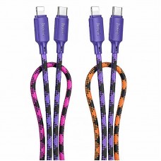 Дата кабель Hoco X116 Meridian Type-C to Lightning 27W (1m)  Gradient Purple Mix - 00000079070_2