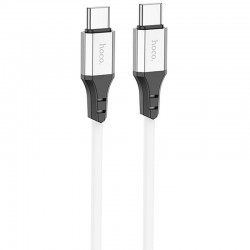 Дата кабель Hoco X86 Spear Type-C to Type-C 60W (1m)  White - 00000081794_2