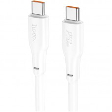 Дата кабель Hoco X93 Force Type-C to Type-C 60W (1m)  White - 00000071092_1