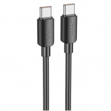Дата кабель Hoco X96 Hyper Type-C to Type-C 100W (1m)  Black - 00000071459_1