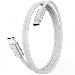 Дата кабель WIWU C101 Essen Type-C to Type-C 240W (1.5m)  White - 00000085922_3