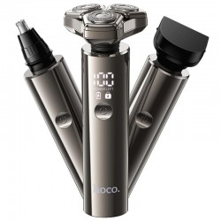 Электроброритва Hoco HP36 3in1 Shaver & Trimmer 600 mAh  Metal gray - 00000081798_1