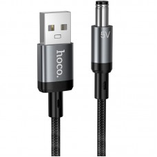 Кабель живлення для роутера/модема Hoco X129 Advantage USB-DC 5V (1m)  Black - 00000086521_1