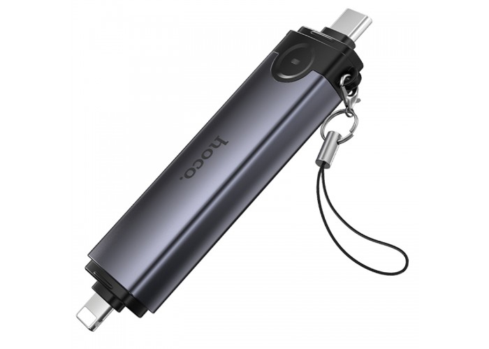 Картридер Hoco HB56B Victory 5in1 Type-C/Lightning to SD/TF3.0 + USB 2.0