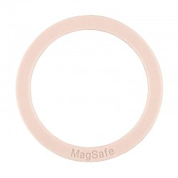 Металеве кільце Silicone MagSafe  Pink Sand - 00000084247_2