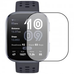 Полімерна плівка 3D (full glue) (тех.пак) для Xiaomi Amazfit Bip Max  Чорний - 00000087108_1