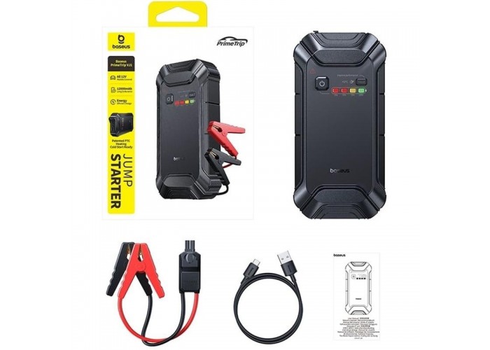 Пусковий пристрій (бустер) для автомобіля Baseus PrimeTrip VJ1 Jump Starter 12000 mAh (C01194)