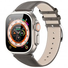 Ремінець Dux Ducis Leather Strap Classic для Apple Watch 42(ser.1-3)/44/45/46/49mm  Grey - 00000079537_2
