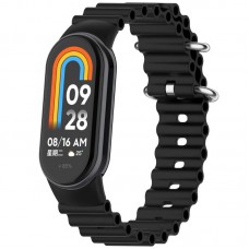 Ремінець Ocean Band для Xiaomi Mi Band 9/8/10  Чорний / Black - 00000077054_2