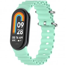 Ремінець Ocean Band для Xiaomi Mi Band 9/8/10  Бірюзовий / Blue Sea - 00000077054_6