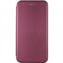Шкіряний чохол-книжка Classy для Xiaomi Redmi 10  Бордовий - 00000050937_2