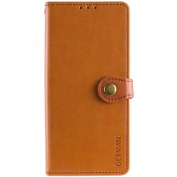 Шкіряний чохол-книжка GETMAN Gallant (PU) для Xiaomi Redmi 15 (Global)  Коричневий - 00000082638_2