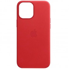 Шкіряний чохол Leather Case (AAA) для Apple iPhone 12 Pro / 12 (6.1")  Red - 00000048064_6