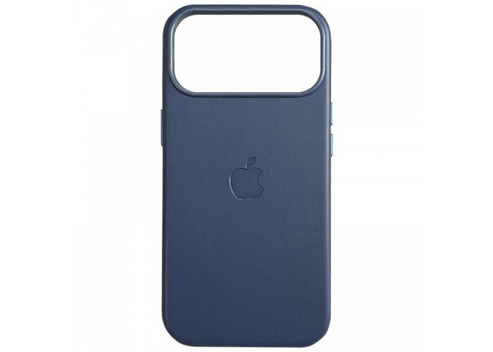 Шкіряний чохол Leather Case (AAA) with MagSafe and Animation для Apple iPhone 17 Pro (6.3