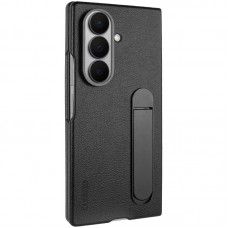 Шкіряний чохол Leather Case (AAA) with stand для Samsung Galaxy Z Fold7  Black - 00000080404_1