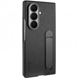 Шкіряний чохол Leather Case (AAA) with stand для Samsung Galaxy Z Fold7  Black - 00000080404_1