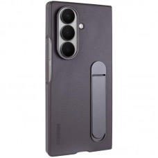 Шкіряний чохол Leather Case (AAA) with stand для Samsung Galaxy Z Fold7  Gray - 00000080404_2