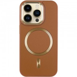 Шкіряний чохол SnapCase with MagSafe для Apple iPhone 16 Pro Max (6.9")  Brown - 00000075481_2