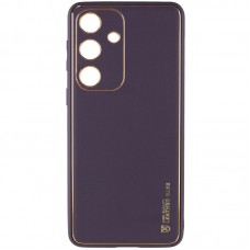Шкіряний чохол Xshield для Samsung Galaxy S24+  Фіолетовий / Dark Purple - 00000069360_13