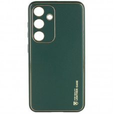 Шкіряний чохол Xshield для Samsung Galaxy S24+  Зелений / Army Green - 00000069360_4