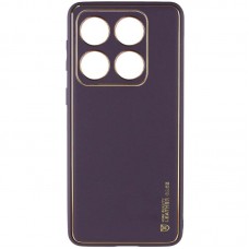 Шкіряний чохол Xshield для Xiaomi 14 Pro  Фіолетовий / Dark Purple - 00000069362_14