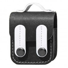 Шкіряний футляр Briefcase для навушників AirPods 1/2  Black / White - 00000075978_1