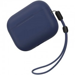 Силіконовий футляр BlueO Liquid silicone для навушників Airpods Pro 3  Navy Blue - 00000086658_4