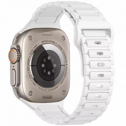 Силіконовий ремінець Defense для Apple Watch 38/40/41/42mm(ser.10) (140-190mm)  White - 00000085210_5