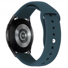 Силіконовий ремінець Sport для Smart Watch 22mm  Темно-синій / Midnight blue - 00000068672_28