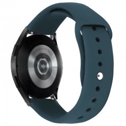 Силіконовий ремінець Sport для Smart Watch 22mm  Темно-синій / Midnight blue - 00000068672_28