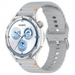 Силіконовий ремінець Wavy для Smart Watch 22mm  Light Gray - 00000077066_7
