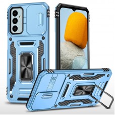 Ударостійкий чохол Camshield Army Ring для Samsung Galaxy A27  Блакитний / Light Blue - 00000086830_1