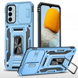 Ударостійкий чохол Camshield Army Ring для Samsung Galaxy A27  Блакитний / Light Blue - 00000086830_1