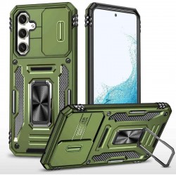 Ударостійкий чохол Camshield Army Ring для Samsung Galaxy A57 5G  Оливковий / Army Green - 00000085196_4