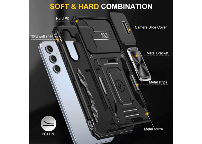 Ударостійкий чохол Camshield Army Ring для Samsung Galaxy A57 5G