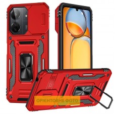 Ударостійкий чохол Camshield Army Ring для Xiaomi Redmi 15C (EU)  Червоний / Red - 00000083634_3