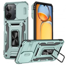 Ударостійкий чохол Camshield Army Ring для Xiaomi Redmi 15 (EU)  Зелений / Light Green - 00000083635_2