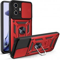 Ударостійкий чохол Camshield Serge Ring для Xiaomi 11T / 11T Pro  Червоний - 00000050622_4