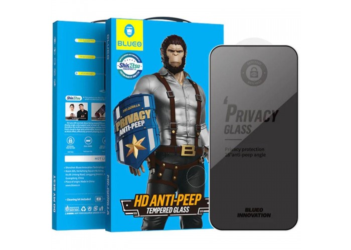 Захисне 2.5D скло Blueo Full Cover Anti-Peep для Samsung Galaxy S26