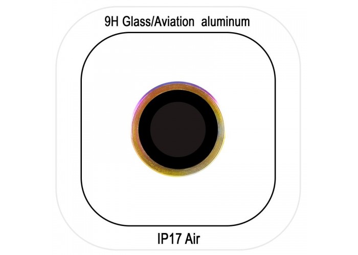 Захисне скло Metal Classic на камеру (у упак.) для Apple iPhone 17 Air (6.6