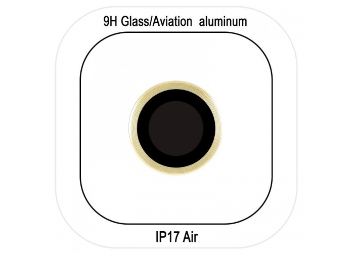 Захисне скло Metal Classic на камеру (у упак.) для Apple iPhone 17 Air (6.5