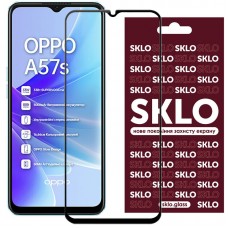 Захисне скло SKLO 3D для Oppo A57s / A77 / A77s  Чорний - 00000058575_1