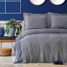 Покривало з наволочками Nautica Home - Carla indigo синій 230x240